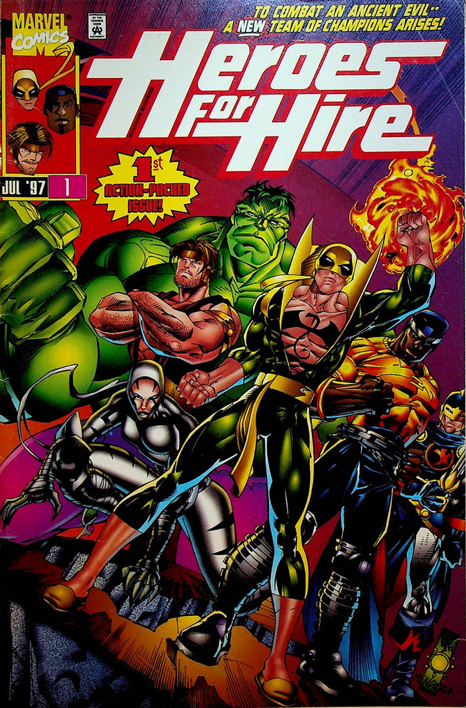 Heroes for Hires 1 1997 Hulk Iron-Fist