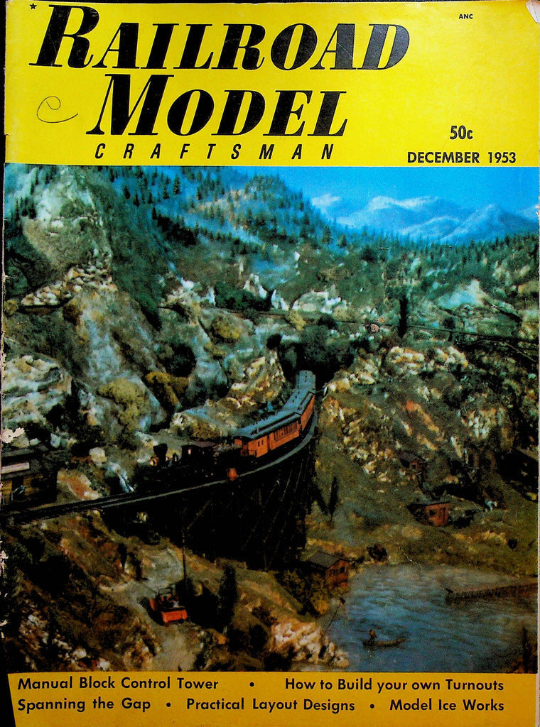 Railroad Model Craftsman Magazine December 1953