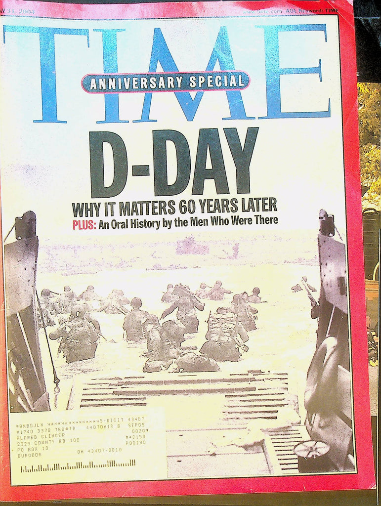 Time Magazine May 31 2004 D-Day Anniversary