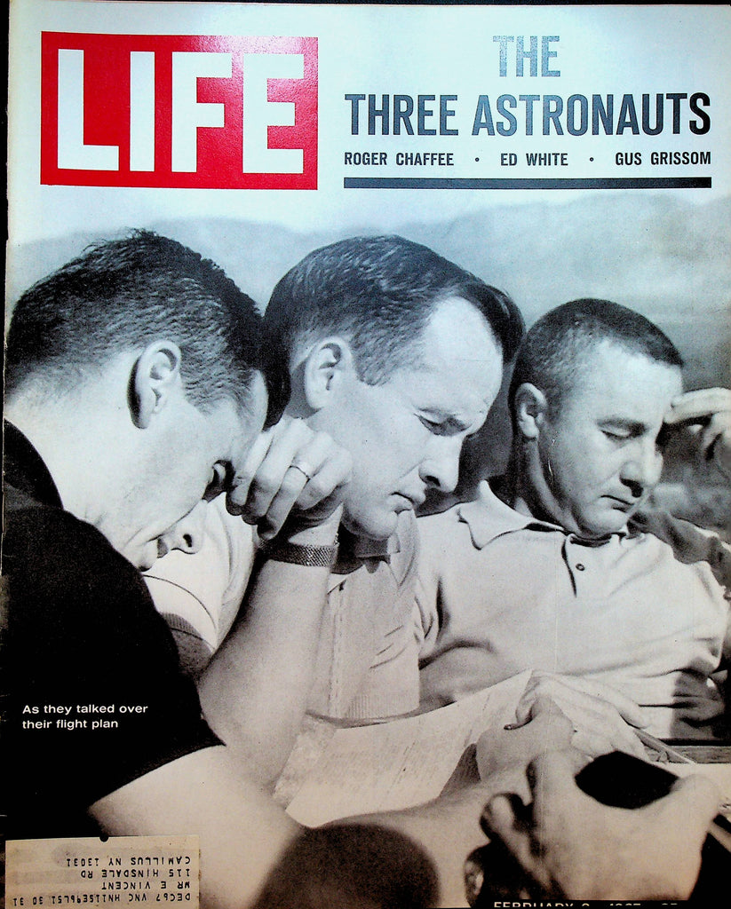 Life Magazine February 3 1967 Three Astronauts Roger Chaffee Ed White Gus Grissom