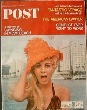 Saturday Evening Post February 26, 1966 -- Cover: Swinging in Miami Beach