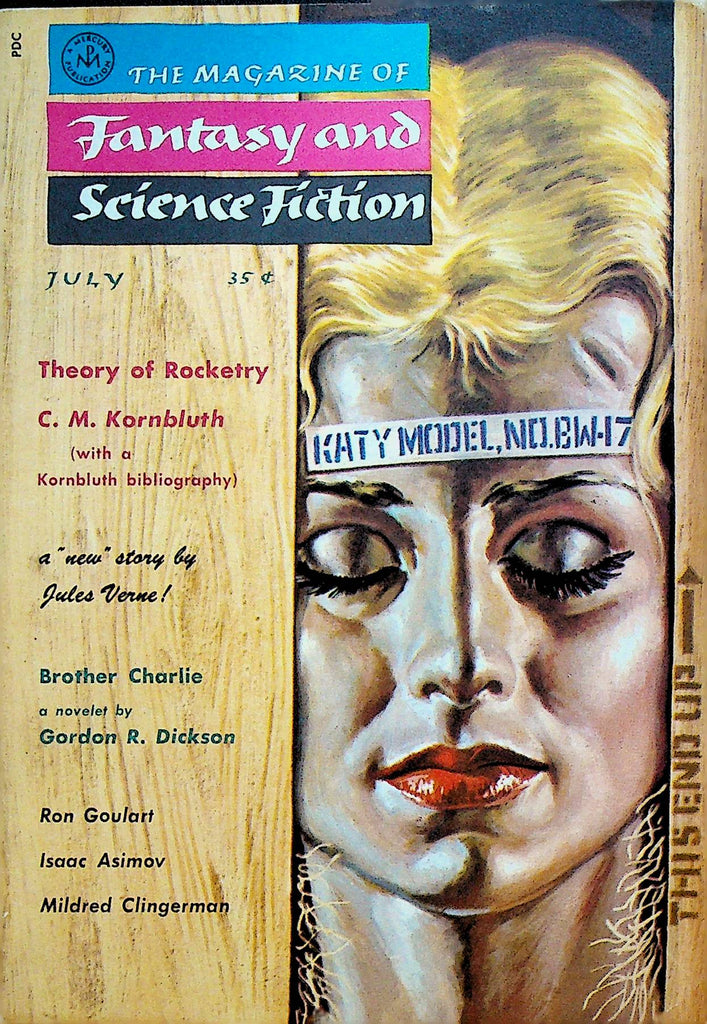 Magazine of Fantasy & Science Fiction July 1958