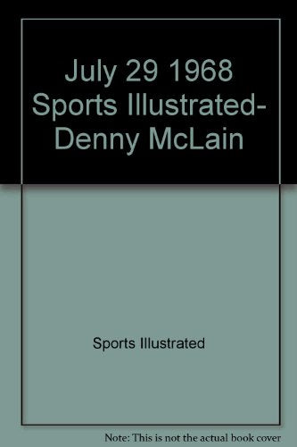 July 29 1968 Sports Illustrated- Denny McLain
