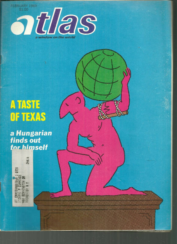 Atlas Magazine February 1969 A Hungarian in Texas Kenya Yemen
