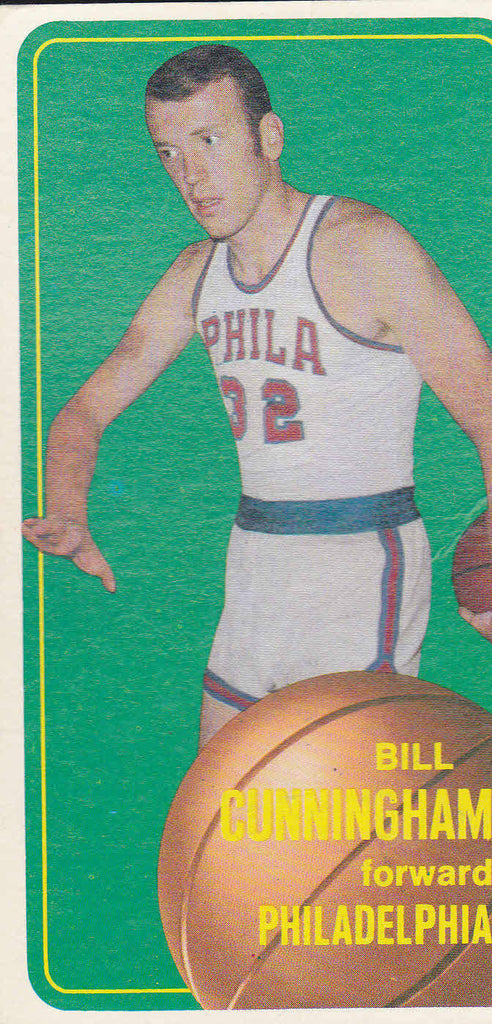 Billy Cunningham 1970-1971 Topps Basketball #140 Philadelphia 76ers