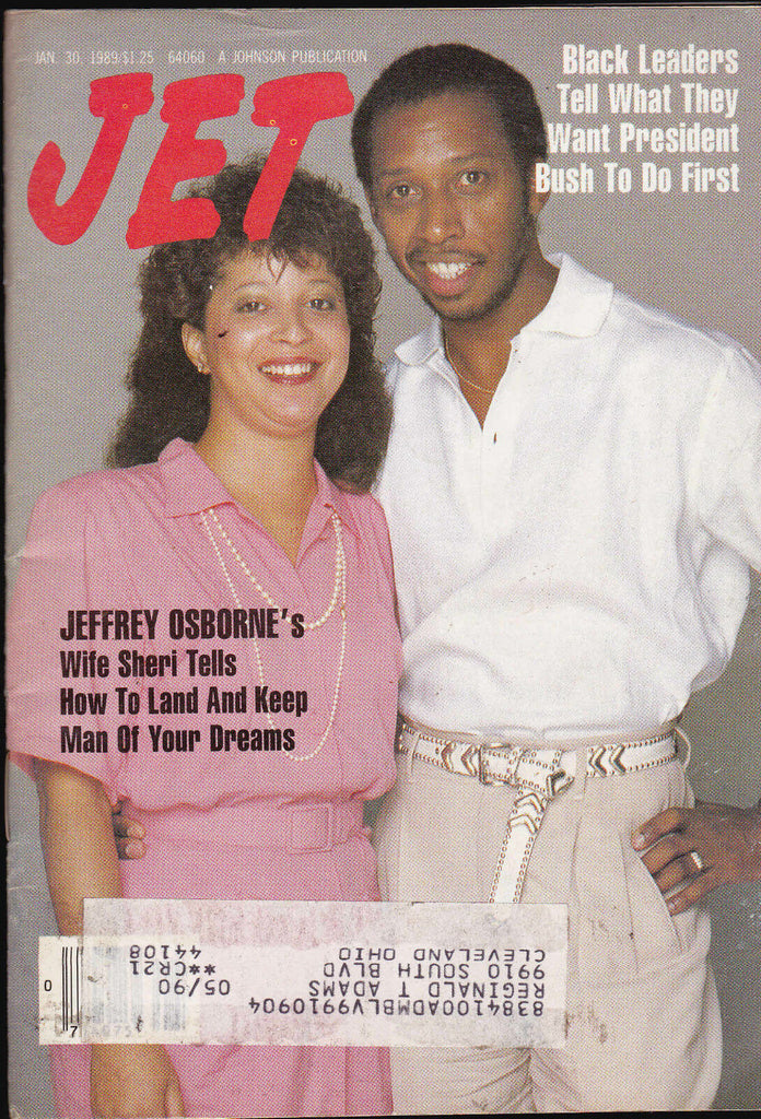Jet Magazine Jeffrey Osborne January 30 1989 Free USA S/H