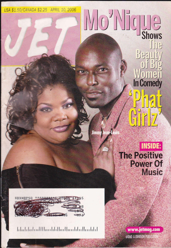 Jet Magazine Mo'Nique Phat Girlz Jimmy Jean-Louis April 10 2006 Free USA S/H