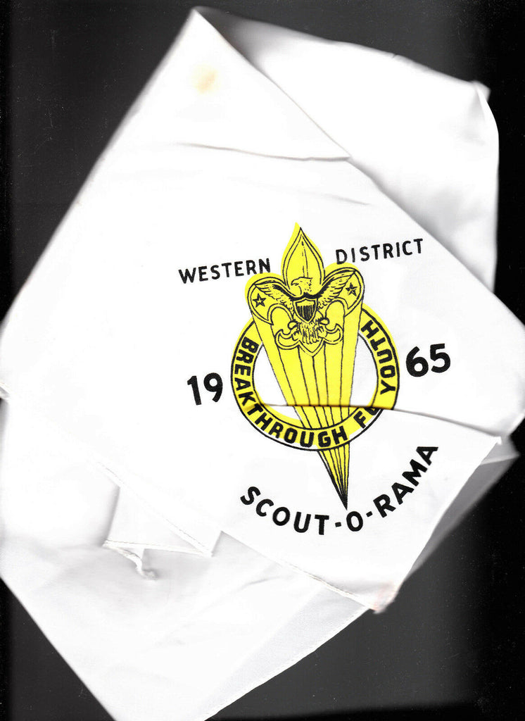 Boy Scouts Neckerchief 1965 Western District Scout-o-Rama (NYS)