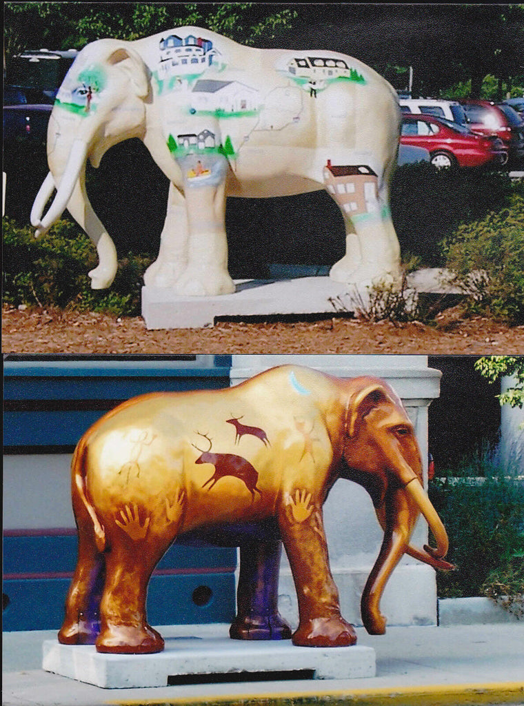 Mastodons Around Town Fort Wayne Indiana Lot of 5 Photographs 2005