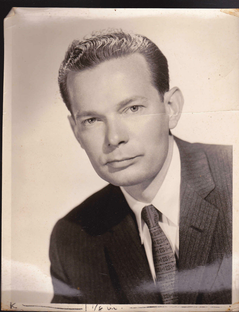 David Brinkley CBS NBC Newscaster 7x9 B/W Photo Still