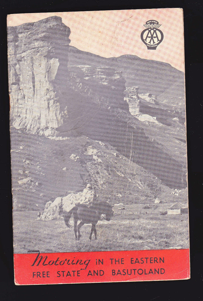 Motoring in the Eastern Free State and Basutoland Africa 1950s booklet