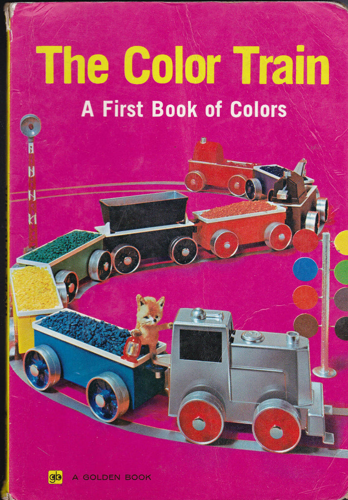 The Color Train a First Book of Colors Golden Press Book Shinwa Trading 1960s