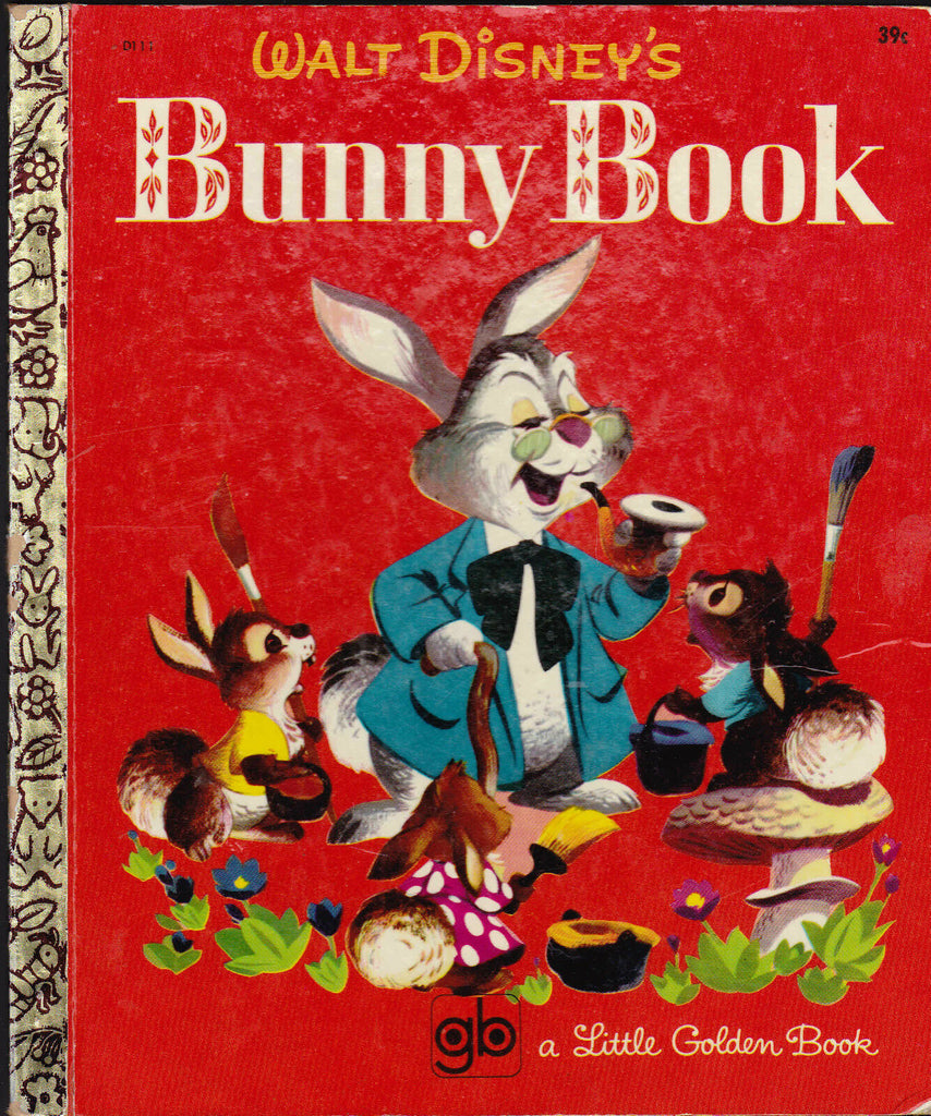 Walt Disney's Bunny Book Jane Werner 1969 Print Little Golden Book