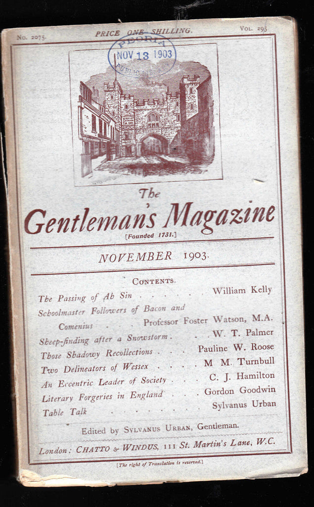 The Gentleman's Magazine November 1903 Sheep Finding after a Snowstorm