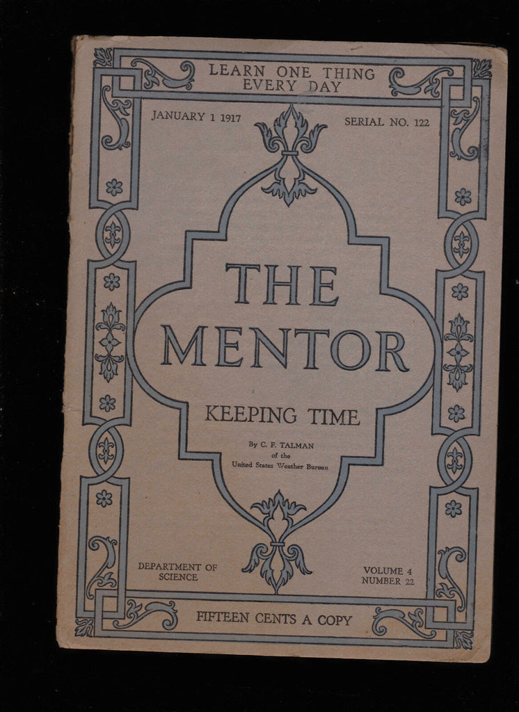 The Mentor Magazine January 1 1917 Keeping Time by CF Talman