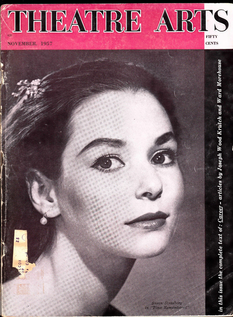 Theatre Arts Magazine Susan Strasberg Career November 1957
