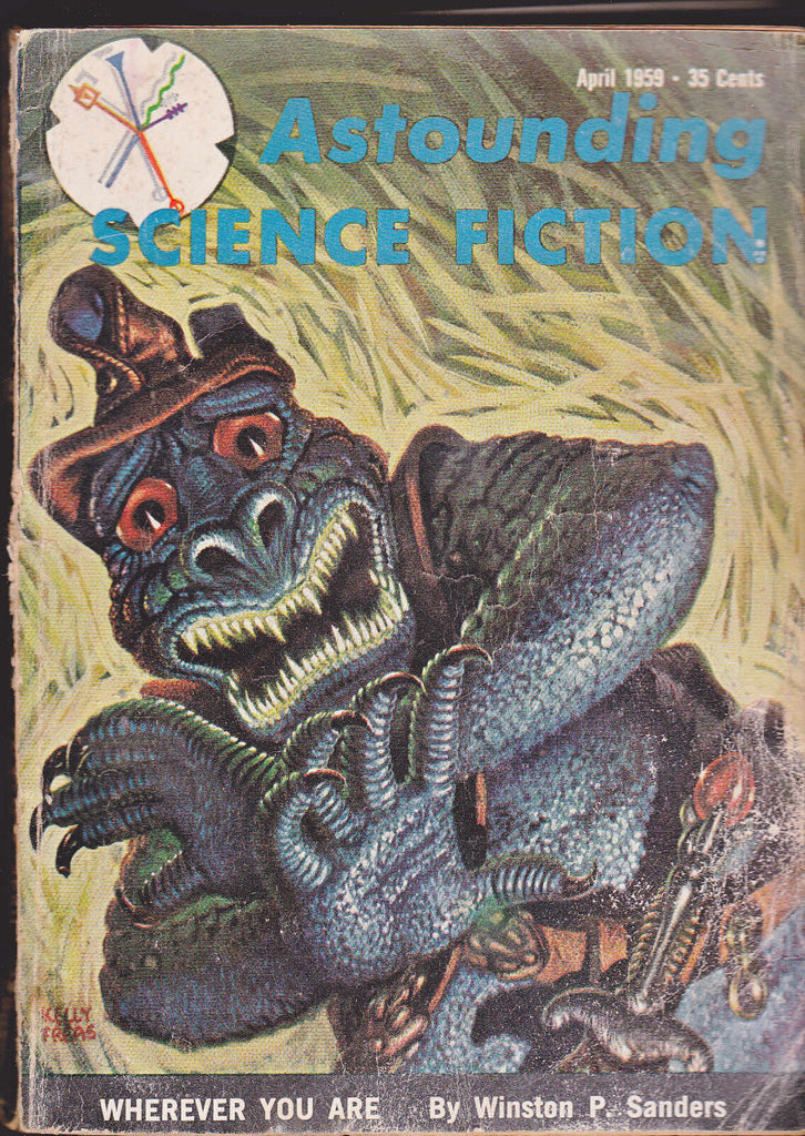 Astounding Science Fiction Gordon R Dickson, Christopher Anvil April 1959