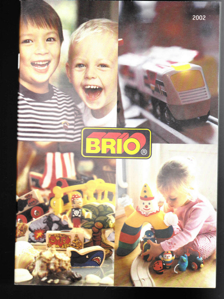 2002 Brio Catalog- 72 pages- Curious George, Bob the Builder, Richard Scarry