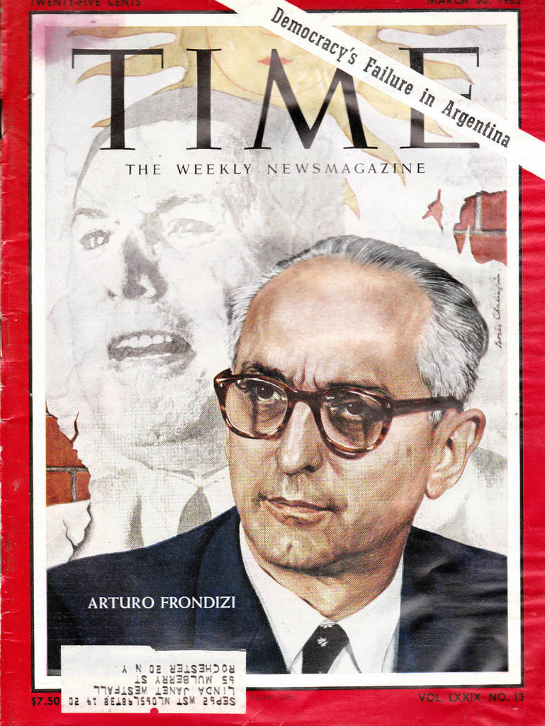 Time Magazine Arturo Frondizi Argentina March 30 1962