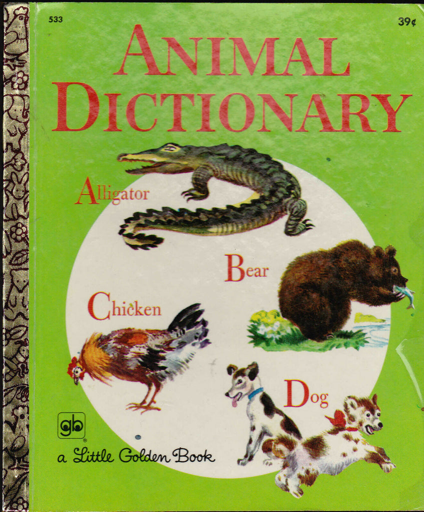 Animal Dictionary Little Golden Book #533 Feodor Rojankovsky 4th print