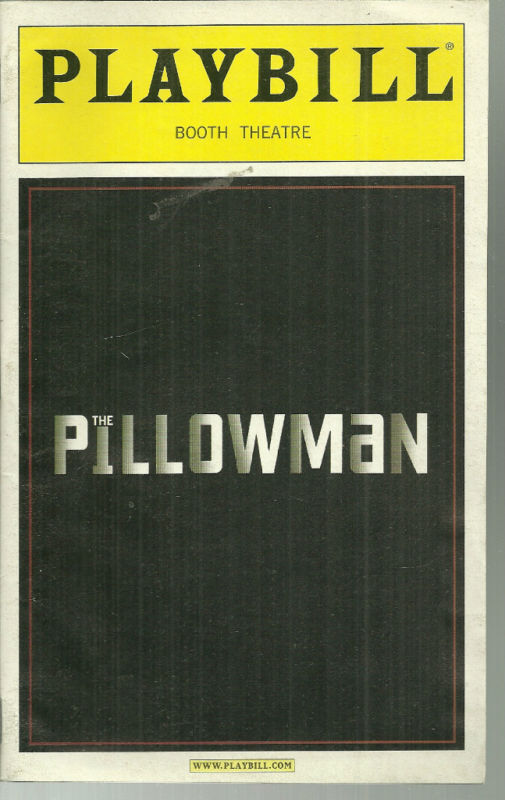 Pillowman Playbill April 2005 Jeff Goldblum & Billy Crudup