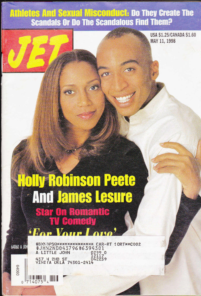 Jet Magazine Holly Robinson Peete James Lesure May 11 1998 Free USA S/H