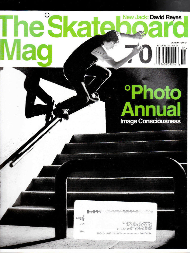 Tthe Skateboard Mag #70 Photo Annual, David Reyes January 2010