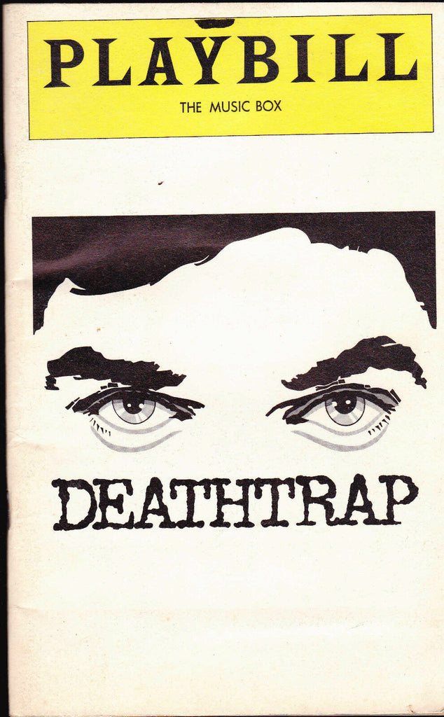 Deathtrap Playbill (1978) The Music Box John Wood Elizabeth Parker