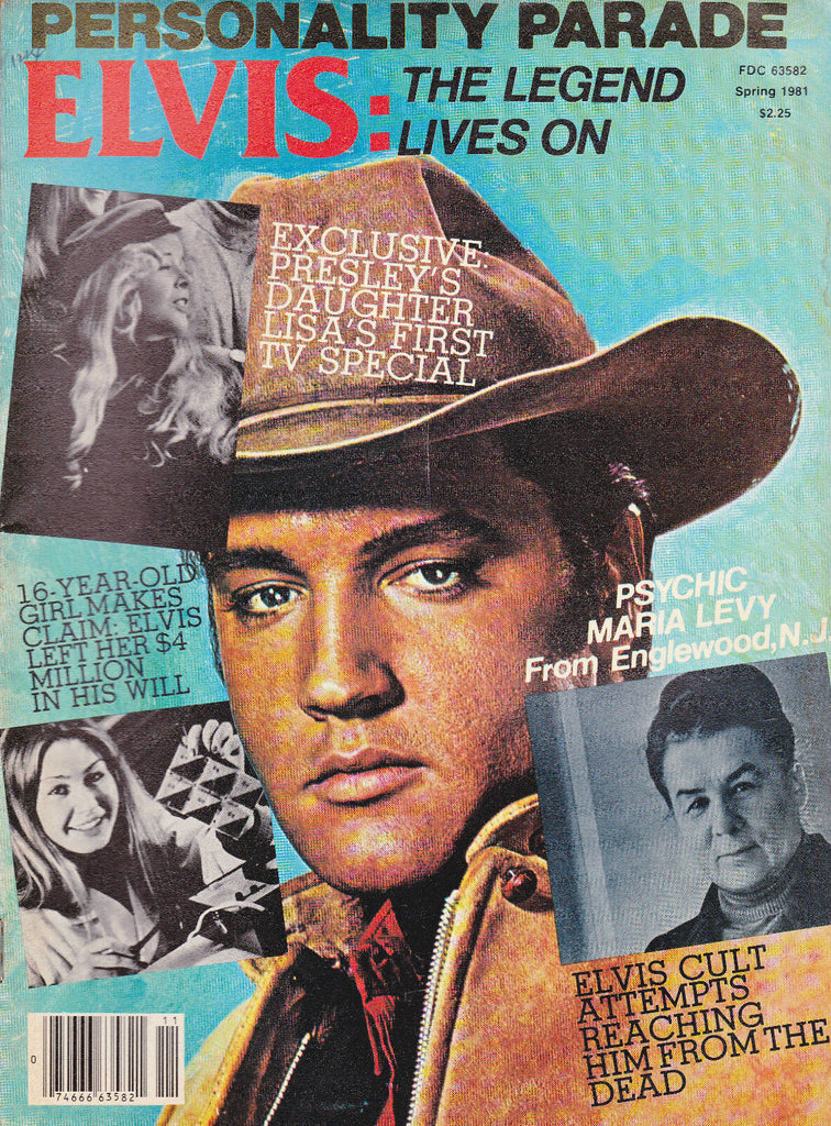 Elvis Presley Personality Parade Magazine Spring 1981 Psychic Maria Levy