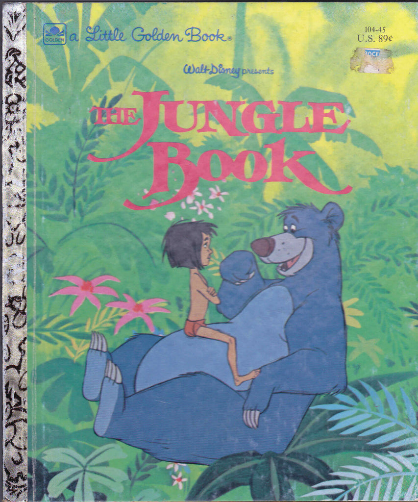 The Jungle Book Little Golden Book Walt Disney 2nd print