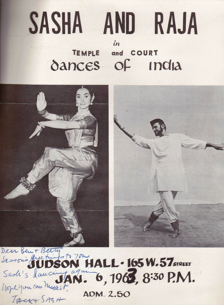 Sasha & Raja in Temple & Court Dances of India 1963 flyer
