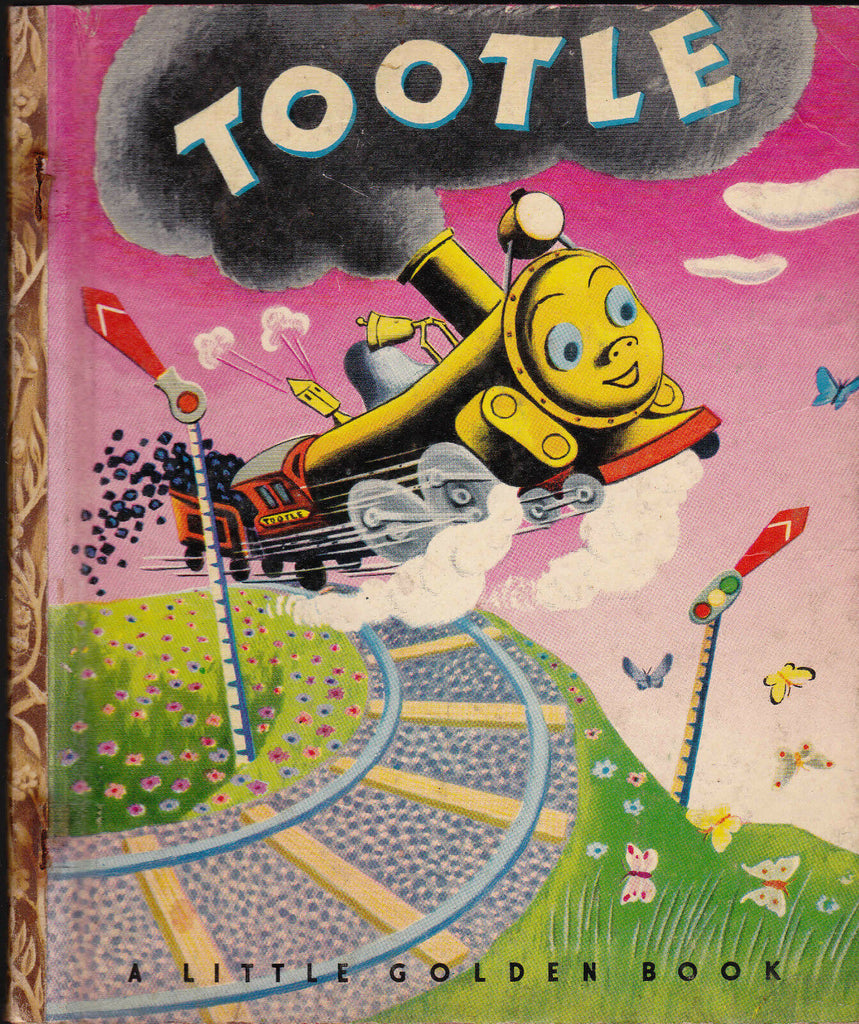 Tootle Little Golden Book 8th Print Train Gertrude Crampton Tibor Gergely