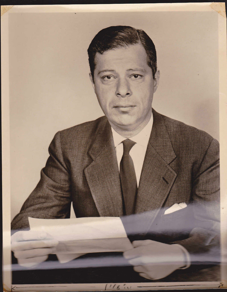 Daniel Schorr CBS Journalist 7x9 B/W Photo Still