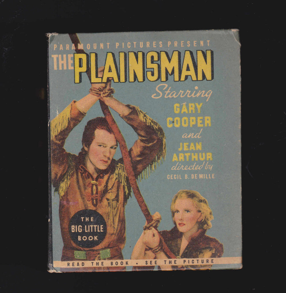 The Plainsman BLB Gary Cooper, Jean Arthur Big Little Book (Photo Cover)