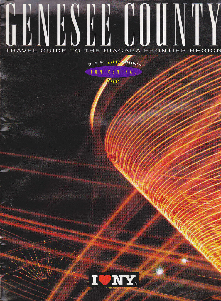 Genesee County 1995 Travel Guide Niagara Frontier Region Darien Lake