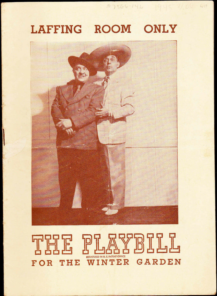 Laffing Room Only Playbill Olsen and Johnson (April 22 1945)