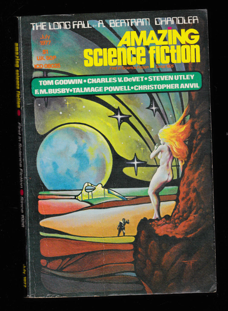 Amazing Science Fiction July 1977 Tom Godwin Christopher Anvil FM Busby
