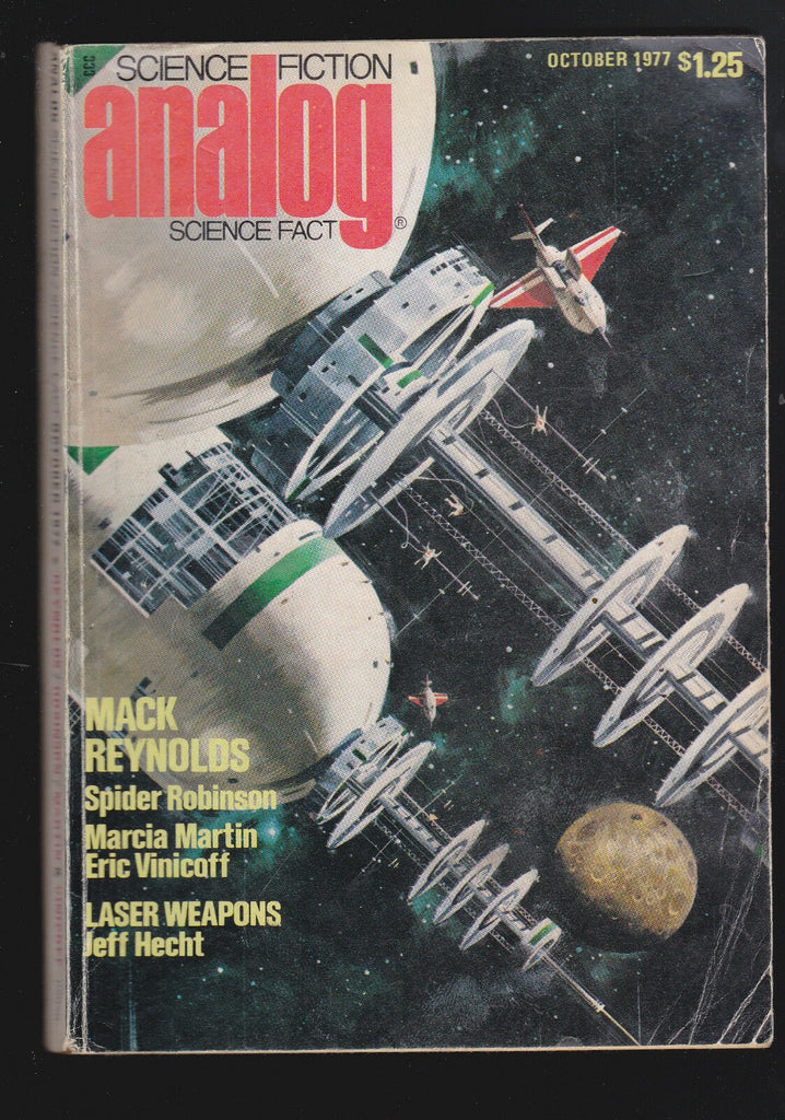 Analog Magazine October 1977 Mack Reynolds Spider Robinson Marcia Martin