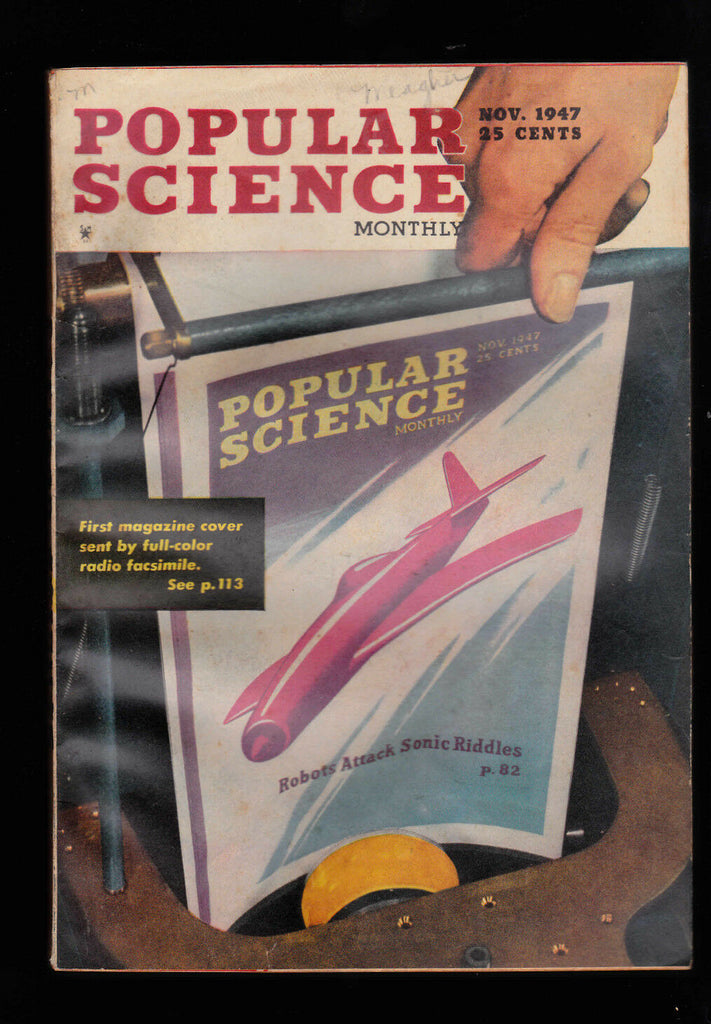 November 1947  Popular Science Magazine- PSM Kodachrome