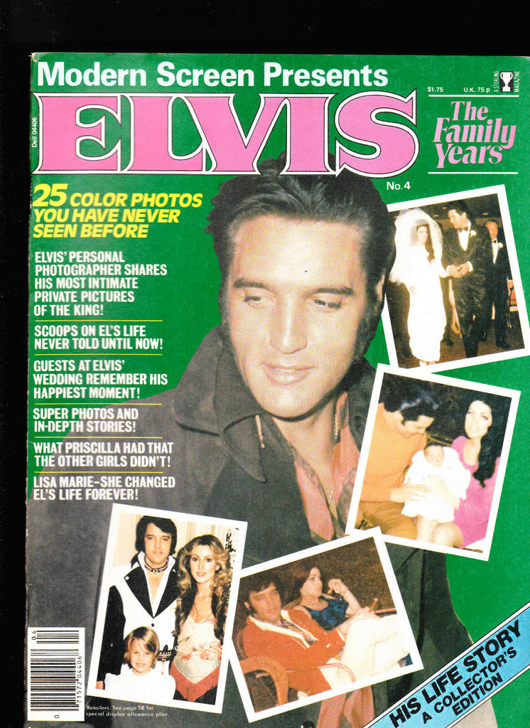 Elvis Presley His Life Story #4 Modern Screen Magazine The Family Years 1979
