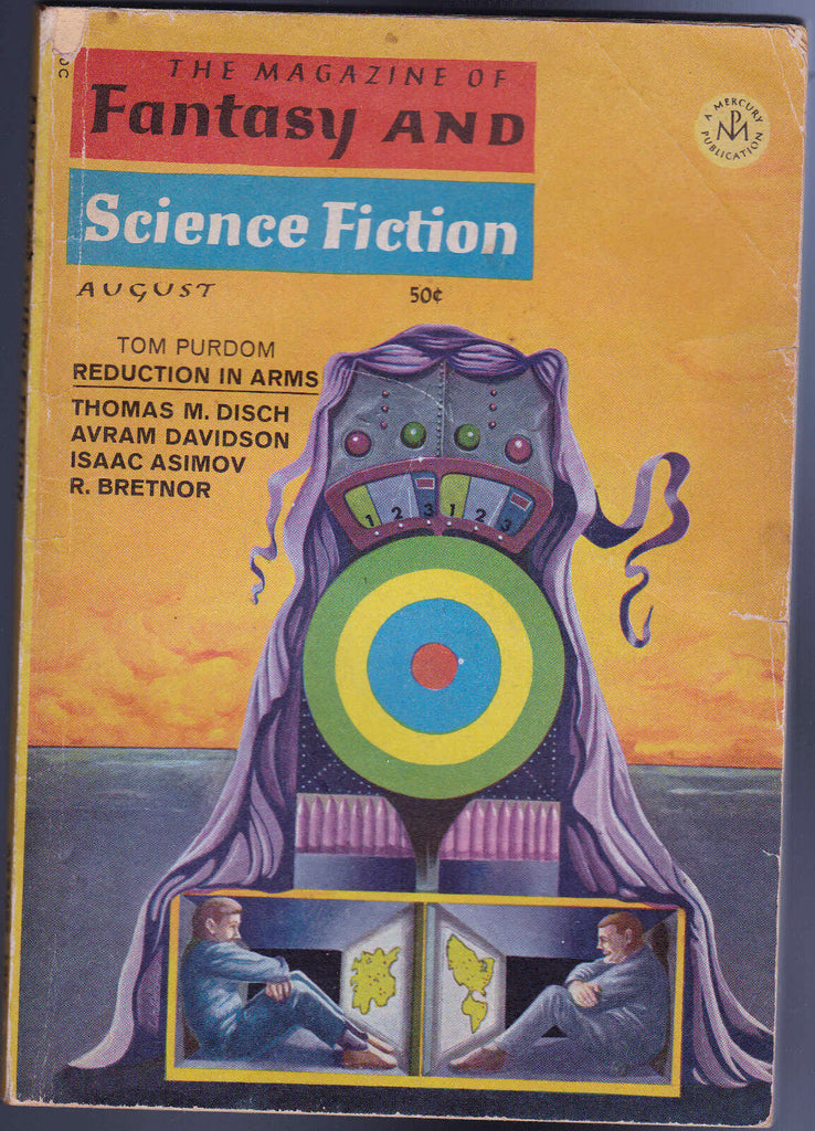 The Magazine of Fantasy & Science Fiction August 1967 Isaac Asimov Tom Purdom