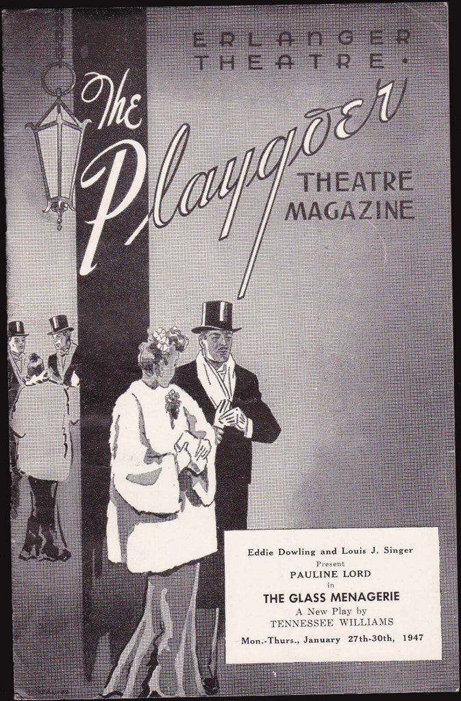 The Glass Menagerie Pauline Lord January 27 1947 Playgoer- Erlanger Theatre