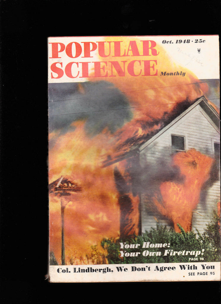October 1948  Popular Science Magazine- Home as Firetrap, Idlewild Airport
