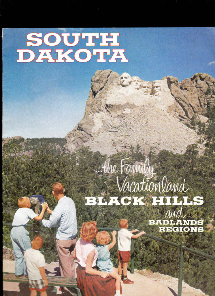 South Dakota the Family Vacationland Black Hills & Badlands 1950s Brochure