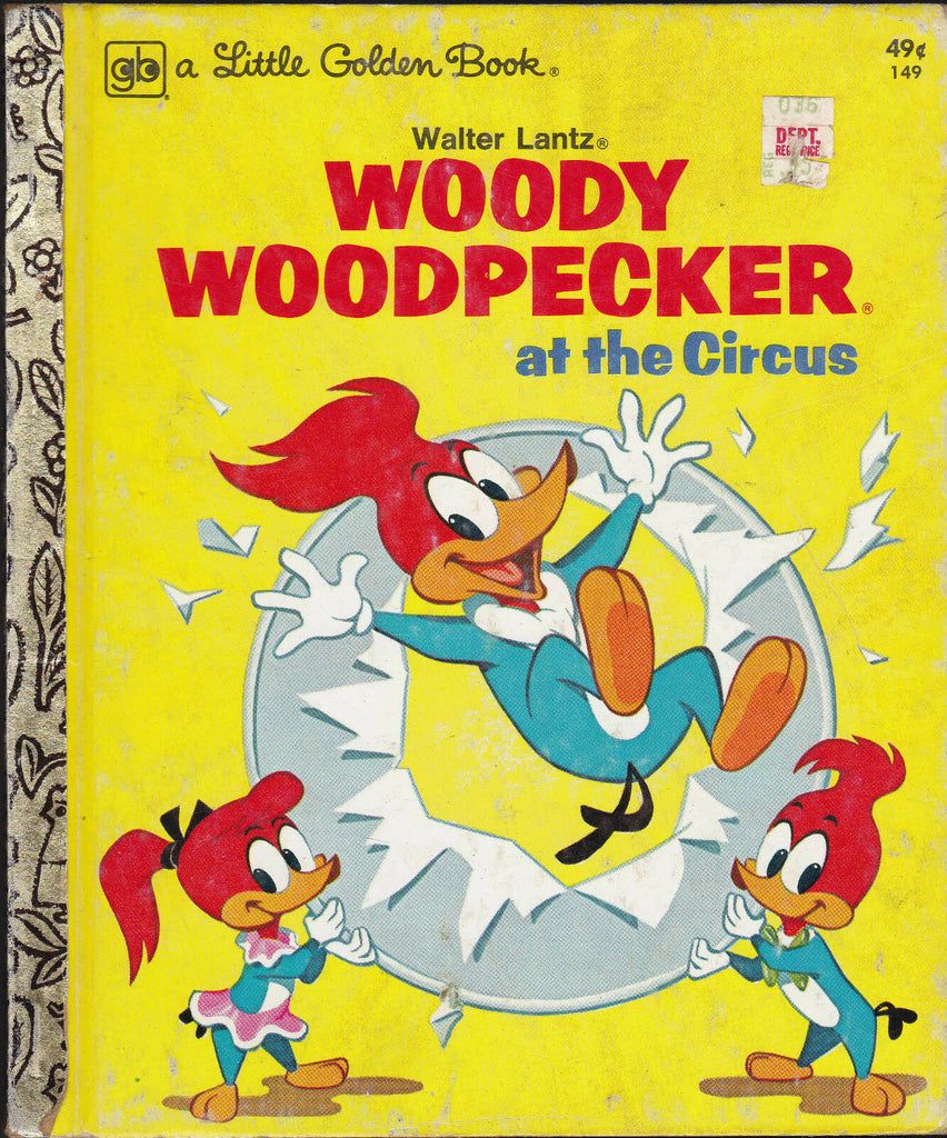 Woody Woodpecker at the Circus Little Golden Book Walter Lantz