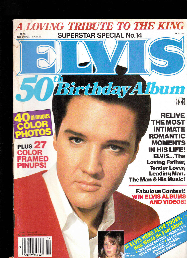 Elvis Presley 50th Birthday Album Magazine Superstar Special #14 1984