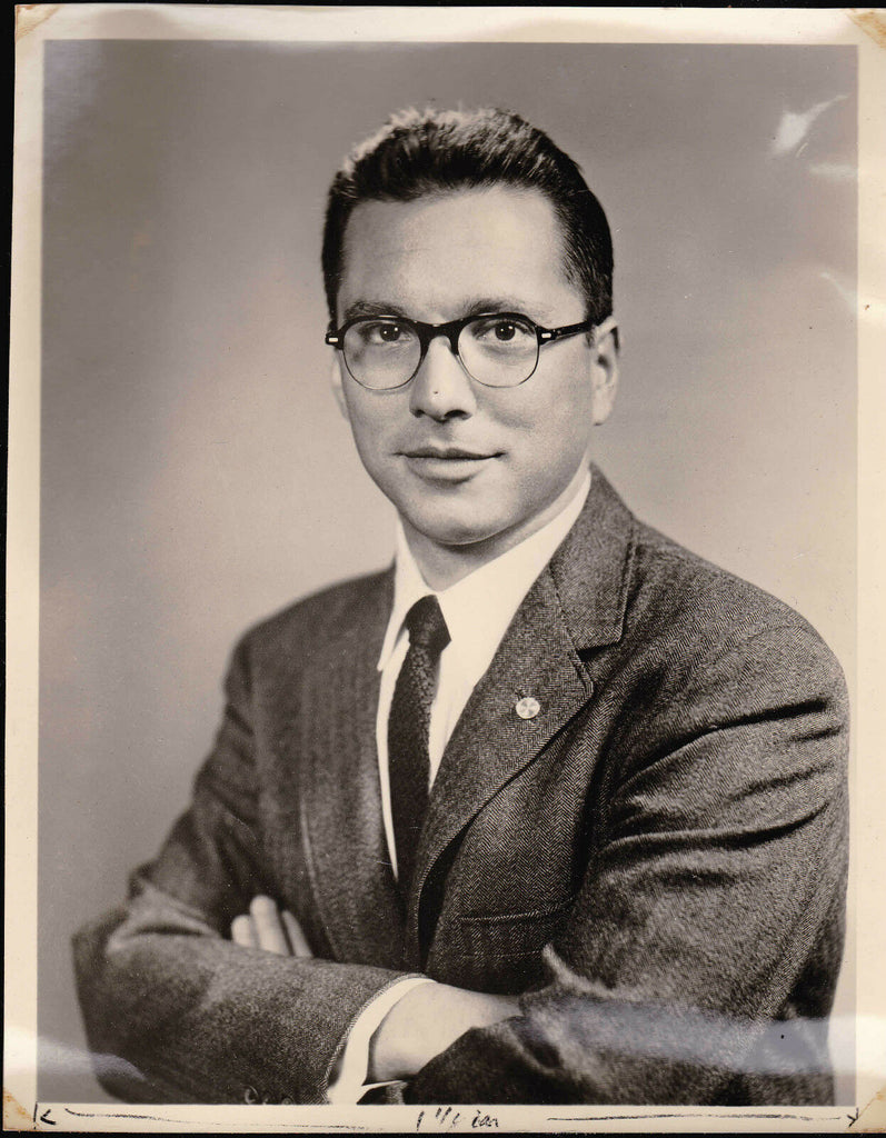 George Herman  CBS Broadcast Journalist 7x9 B/W Photo