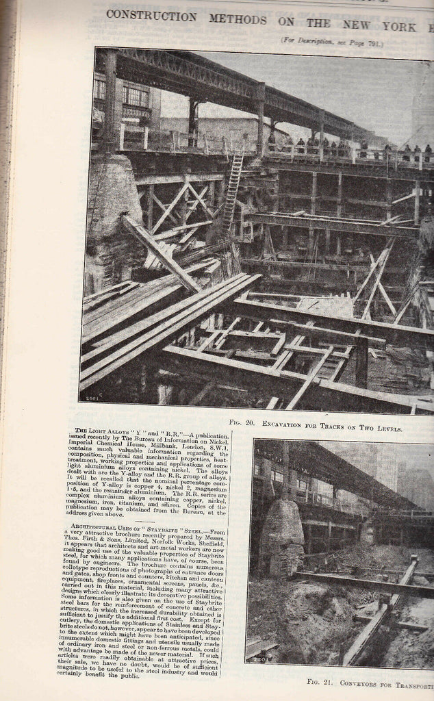Engineering Magazine July to December 1930 (Bound) New York Subway, Trains