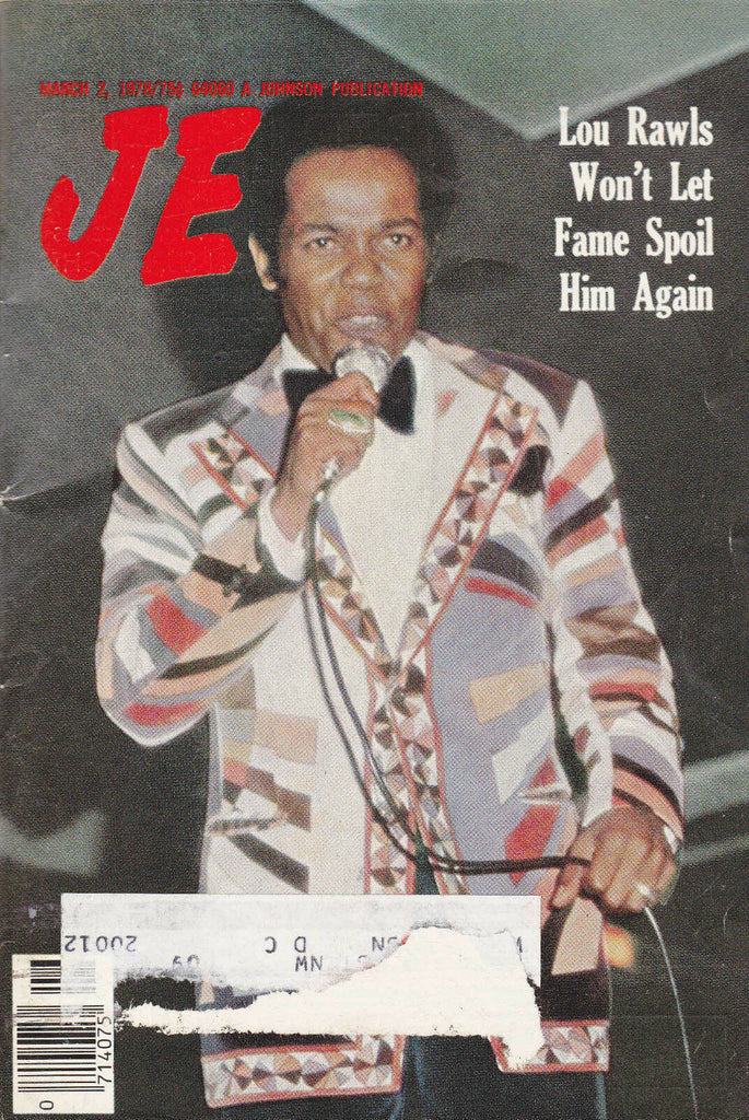 Jet Magazine Lou Rawls March 2 1978  Free USA S/H