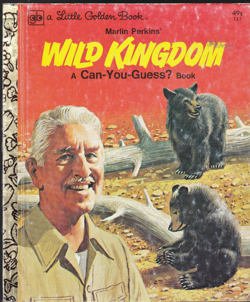 Marlin Perkins Wild Kingdom Little Golden Book Can You Guess